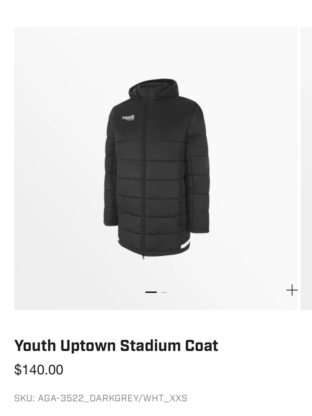 Capelli of New York Youth Puffer Coat - Black